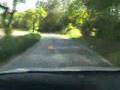 BMW X5 E70 4.8i - engine sound, driving and emergency stop