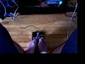 VE3EN sending Morse Code with feet.