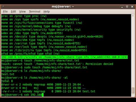 how to mount nfs on linux