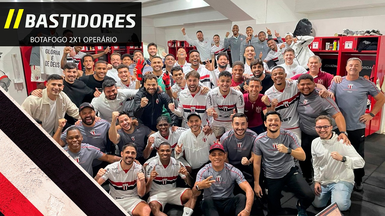BASTIDORES | Botafogo 2x1 Operário - Brasileiro Série B - 14/06/2026