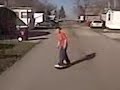 Niko on his Wave Board.3GP