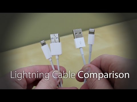 Apple Lightning Cable vs. Knock-Off Lightning Cable!