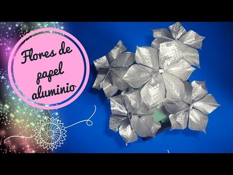 Flores de Papel - DAME UN LIKE EN FACEBOOK: https://www.facebook.com/decosuncrafts?fref=ts SIGUEME EN TWITTER: https://twitter.com/SunCrafts1 Flores hechas con tapas de alumin...