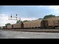 Awesome Horn on BNSF 9201 Leading NS 738, Loaded Coal, at Middle Dalton