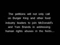CIW Burger King RGV Protest and Petition Campaign