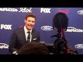 American Idol's Ryan Seacrest visits the media room at American Idol and makes a brief statement about his Idol and mentor Dick Clark.
