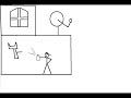 me in stick figure grafitti