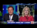 Ann Romney laughs about Robert De Niro's 'white first lady' comment and talks about the Jeb Bush endorsement.