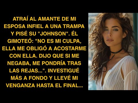 ATRAÍ AL AMANTE DE MI ESPOSA INFIEL A UNA TRAMPA Y PISÉ SU "JOHNSON". ÉL GIMOTEÓ: "NO ES MI CULPA