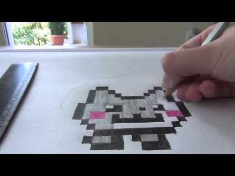 how to draw nyan cat