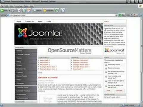 how to administer joomla