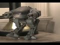 short and crappy animation for a quick test. it's ed-209, you knwo that thing from robocop? this animation prety much sucks, but again it's just a general animation test.