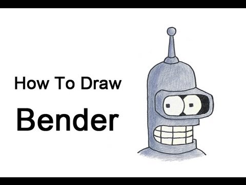 how to draw bender