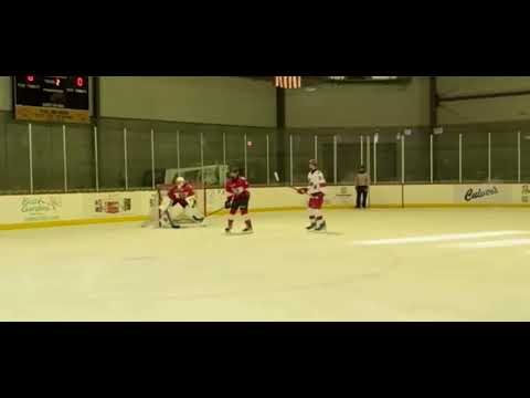 Russ does great work and Nick battles for space in front of the net.  Tic Tac Goal