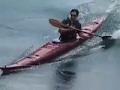 Playboating in a sea kayak
