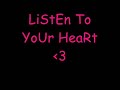Listen to your heart karaoke lyrics Listen to your heart karaoke lyrics