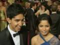 Slumdog Millionaire actors Dev Patel and Freida Pinto