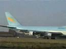 Saudi MD-11F landing and MK Airlines 747-200F departing EBOS
