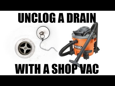how to unclog shop vac hose