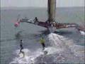 Trimaran kitesurfing