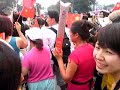 Welcoming the Olympic Torch at Tiantan Park