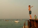 Off the pier