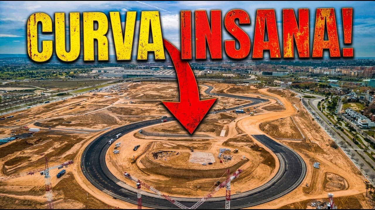 A curva MAIS LOUCA da F1 está em Madrid — e ela é absurda!