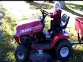 Aubrey on tractor Aubrey on tractor