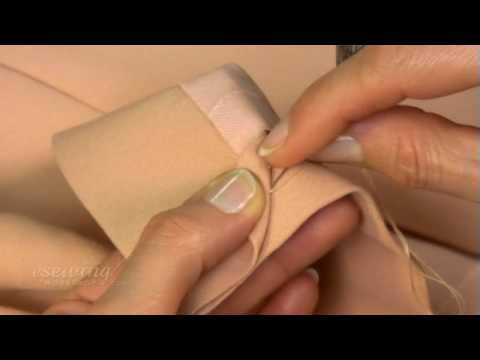 how to sew a back skirt vent