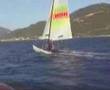 crashing a hobiecat