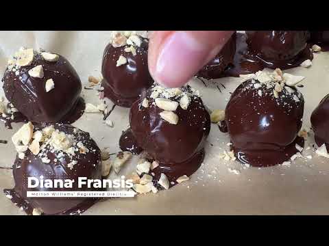 No-Bake Peanut Butter Brownie Truffles
