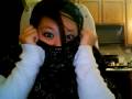 Goofing off with Mia