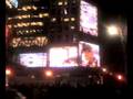 President Obama 2008 Times Square people celebrating crazy