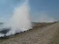 AGRICULTURAL BURNING/FIRE, SUGAR CANE FARMING @ 4X SPEED
