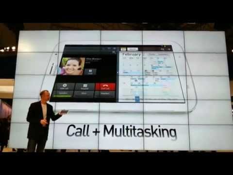 Samsung Galaxy Note 8.0 presenting Multi Window, Dual View, Multitasking at MWC Barcelona 2013
