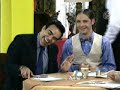 Toribio y Mamerto en un restaurant.