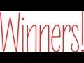 COMPETITION WINNERS!!!! PLUS MORE...