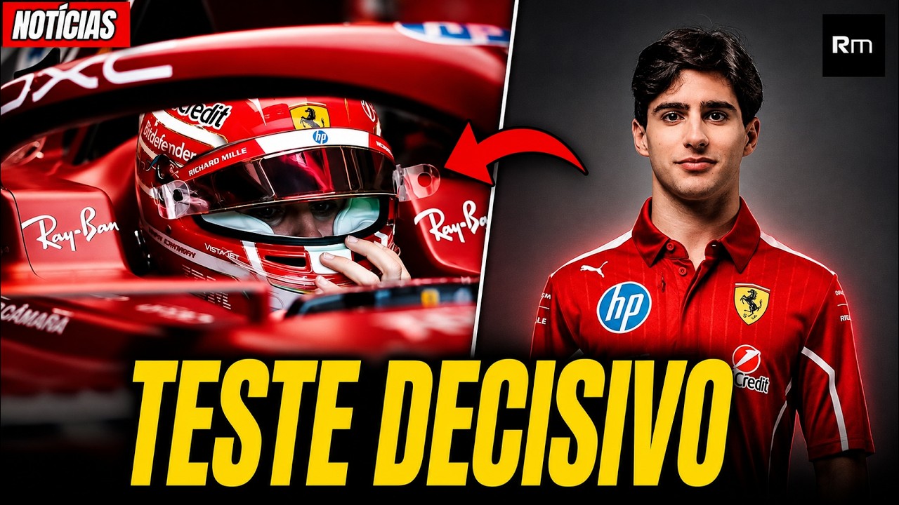 🚨 RAFAEL CAMARA FAZ TESTE CRUCIAL PELA FERRARI POR VAGA NA HAAS / HAMILTON / WILLIAMS / MCLAREN