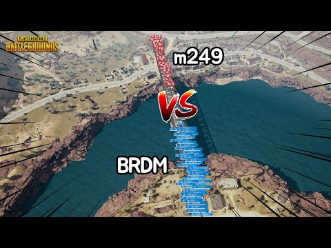 SUB) BRDM을 보급무기로 막아라!BRDM vs Airdrop Weapons!!Miramar Bridge of Death!