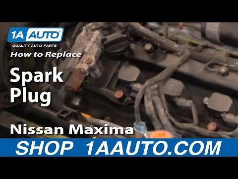 How To Replace Install Change Spark Plugs 2000-03 Nissan Maxima 3.5L