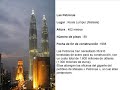 LAS TORRES MAS ALTAS DEL MUNDO LAS TORRES MAS ALTAS DEL MUNDO