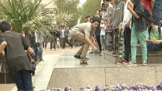 Jóvenes skaters pidieron en Plaza de Mayo por pistas públicas