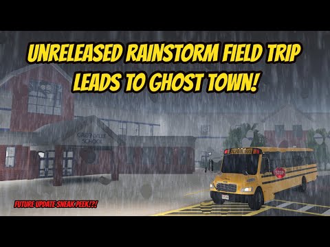 Greenville, Wisc Roblox l School Bus Field Trip Rain Storm UPDATE ...