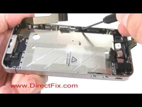 how to take the back off of a iphone 4