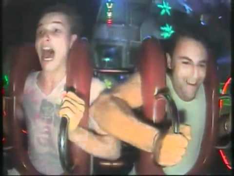 Guy Screaming like a girl on ride
