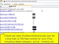 GO TO: http://ipodbomb.comThis is how I downloaded more than 800 + movies onto my iPod FREE. Check it out before the fat cat media companies shut me down.....