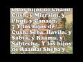La Biblia Reina Valera Génesis 10