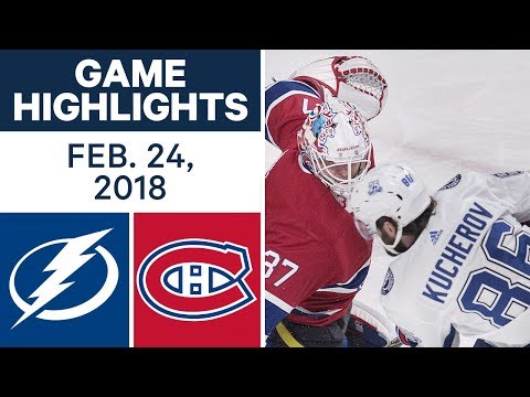 Video: NHL Game Highlights | Lightning vs. Canadiens - Feb. 24, 2018