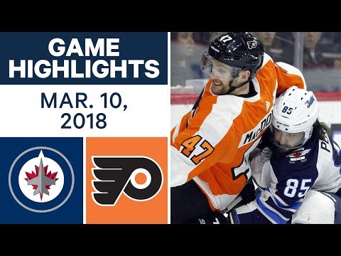 Video: NHL Game Highlights | Jets vs. Flyers - Mar. 10, 2018