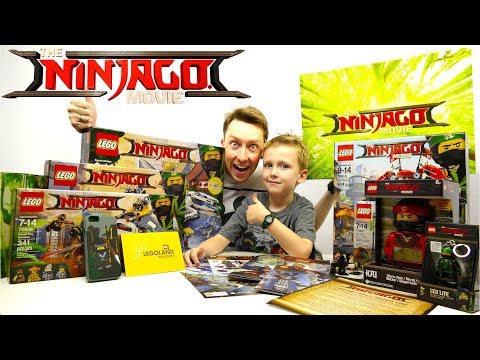 The LEGO NINJAGO Movie в ОГРОМНОЙ ПОСЫЛКЕ для Картонка от ЛЕГО Ниндзяго Фильм 🎬 Новинки 2017